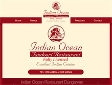 Tablet Screenshot of indianoceandungarvan.com